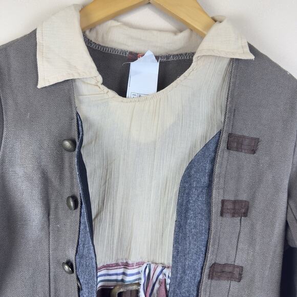 Disney Store Pirates of the Caribbean Captain Jack Sparrow Kids Jacket Size L - Picture 6 of 12